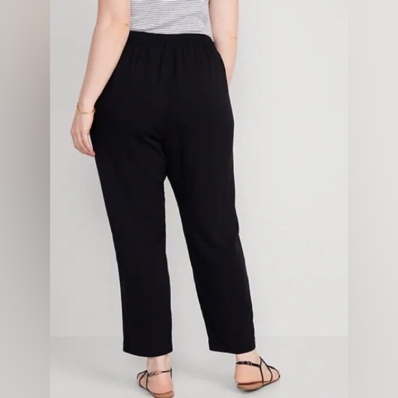 NWOT! Black High-Waisted Playa Taper Pants for Women - Multiple Sizes - Picture 7 of 8